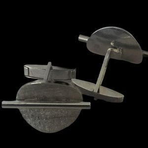 Art Deco Silver  Vintage Quality Cuff Links
